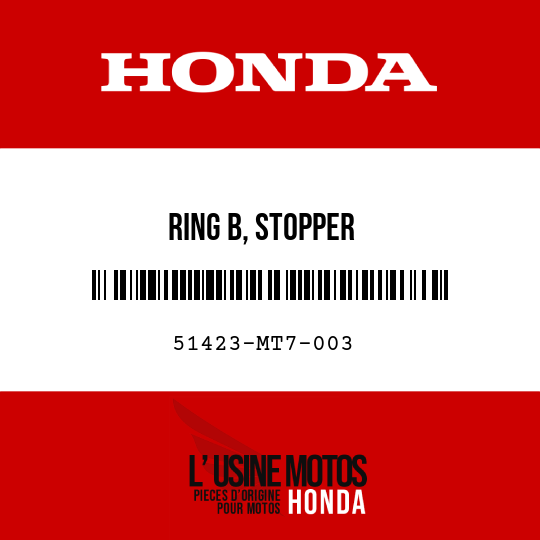 image de 51423-MT7-003 RING B, STOPPER