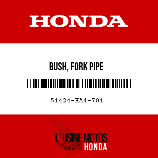 image de 51424-KA4-701 BUSH, FORK PIPE