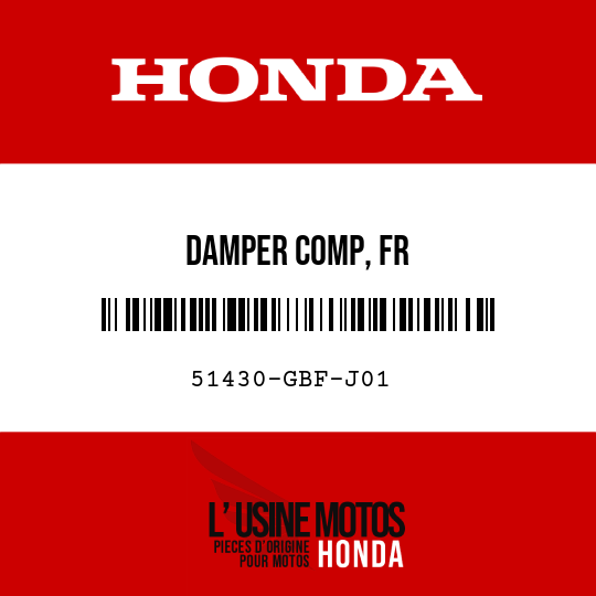 image de 51430-GBF-J01 DAMPER COMP, FR