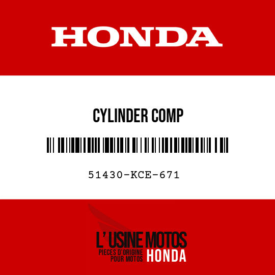 image de 51430-KCE-671 CYLINDER COMP
