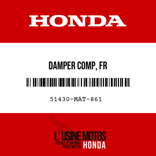 image de 51430-MAT-861 DAMPER COMP, FR