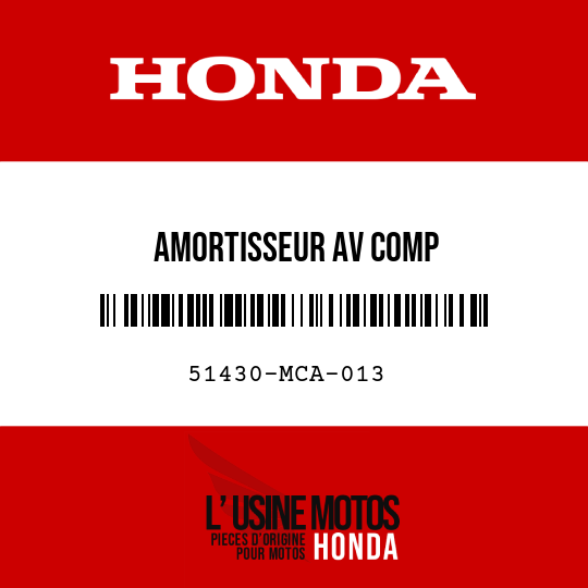 image de 51430-MCA-013 AMORTISSEUR AV COMP