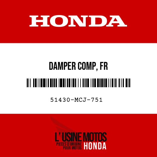 image de 51430-MCJ-751 DAMPER COMP, FR