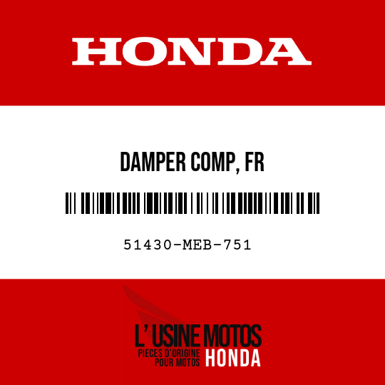 image de 51430-MEB-751 DAMPER COMP, FR
