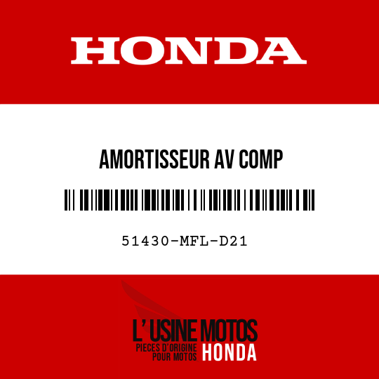 image de 51430-MFL-D21 AMORTISSEUR AV COMP