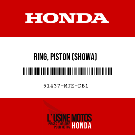 image de 51437-MJE-DB1 RING, PISTON (SHOWA)