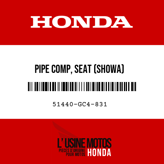image de 51440-GC4-831 PIPE COMP, SEAT (SHOWA)