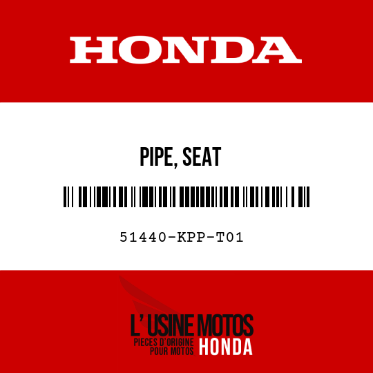 image de 51440-KPP-T01 PIPE, SEAT