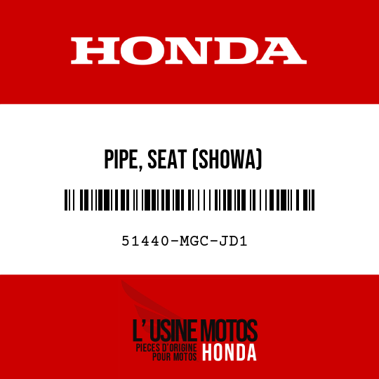 image de 51440-MGC-JD1 PIPE, SEAT (SHOWA)