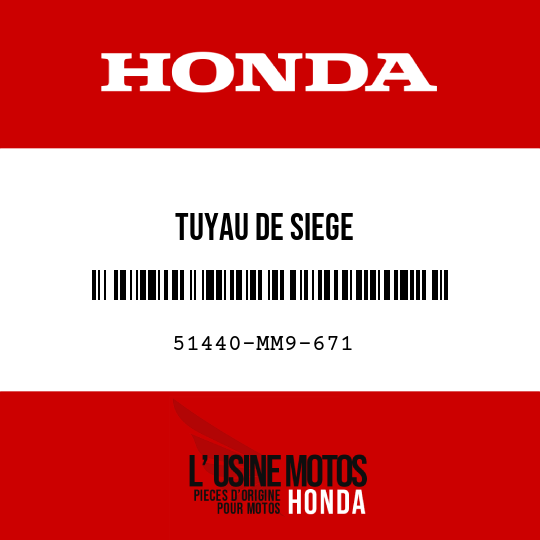 image de 51440-MM9-671 TUYAU DE SIEGE