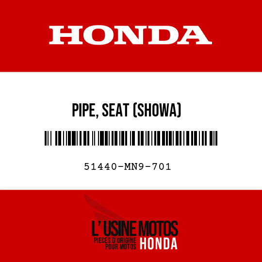 image de 51440-MN9-701 PIPE, SEAT (SHOWA)