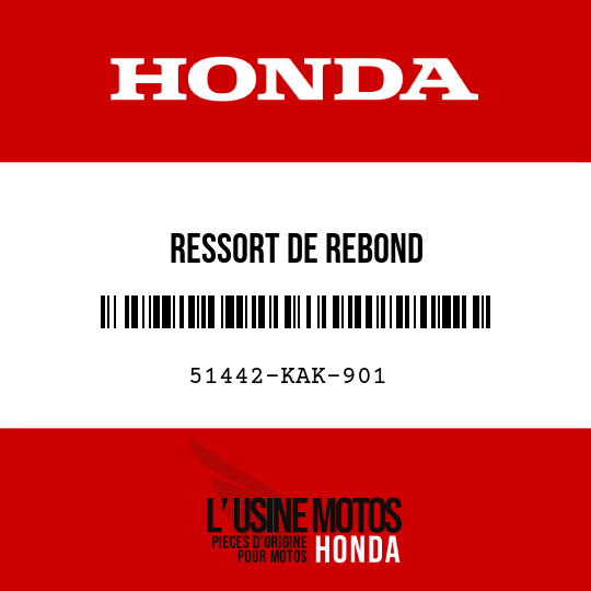 image de 51442-KAK-901 RESSORT DE REBOND