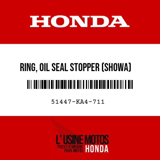 image de 51447-KA4-711 RING, OIL SEAL STOPPER (SHOWA)