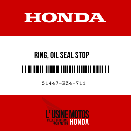 image de 51447-KZ4-711 RING, OIL SEAL STOP