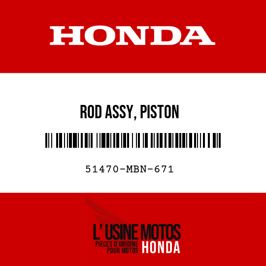 image de 51470-MBN-671 ROD ASSY, PISTON