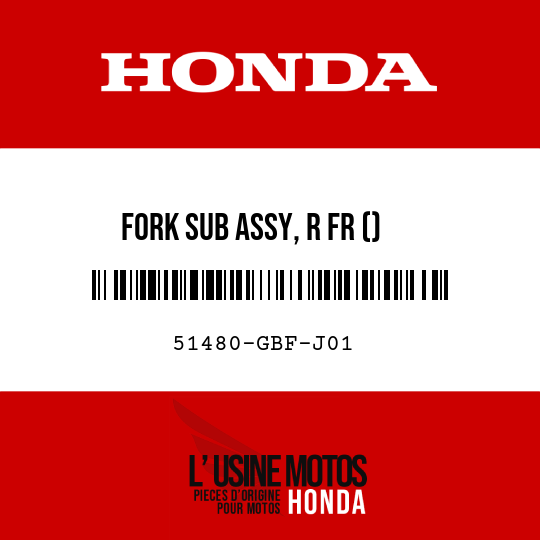image de 51480-GBF-J01 FORK SUB ASSY, R FR ()