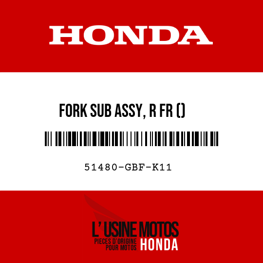 image de 51480-GBF-K11 FORK SUB ASSY, R FR ()