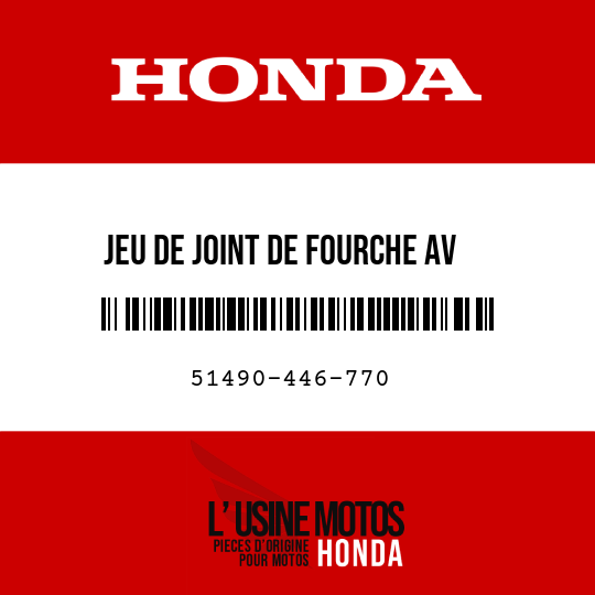 image de 51490-446-770 JEU DE JOINT DE FOURCHE AV