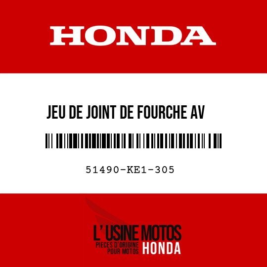 image de 51490-KE1-305 JEU DE JOINT DE FOURCHE AV