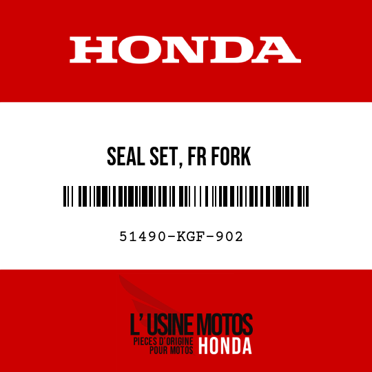 image de 51490-KGF-902 SEAL SET, FR FORK