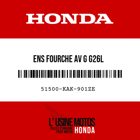 image de 51500-KAK-901ZE ENS FOURCHE AV G G26L 