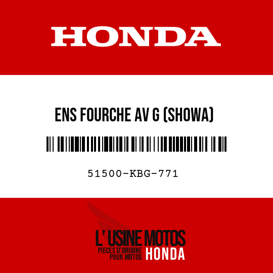 image de 51500-KBG-771 ENS FOURCHE AV G (SHOWA)