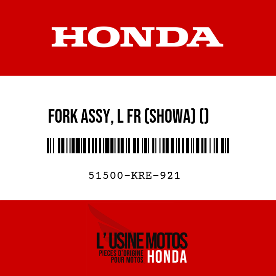 image de 51500-KRE-921 FORK ASSY, L FR (SHOWA) ()