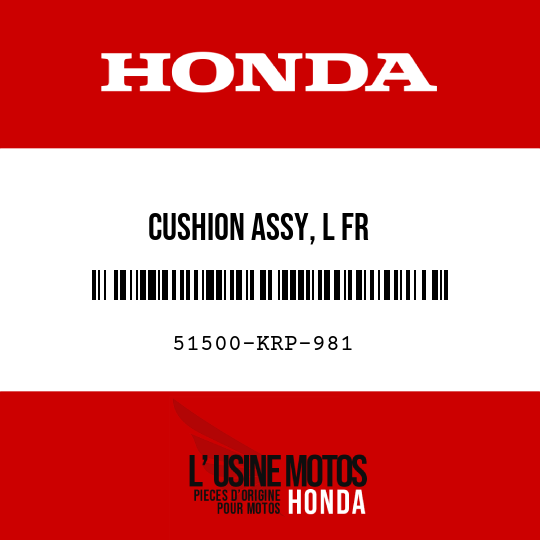 image de 51500-KRP-981 CUSHION ASSY, L FR