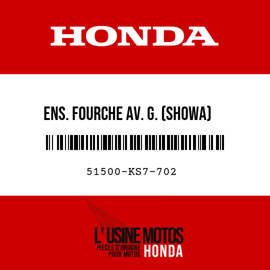 image de 51500-KS7-702 ENS. FOURCHE AV. G. (SHOWA)