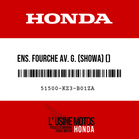 image de 51500-KZ3-B01ZA ENS. FOURCHE AV. G. (SHOWA) () TNATURAL 