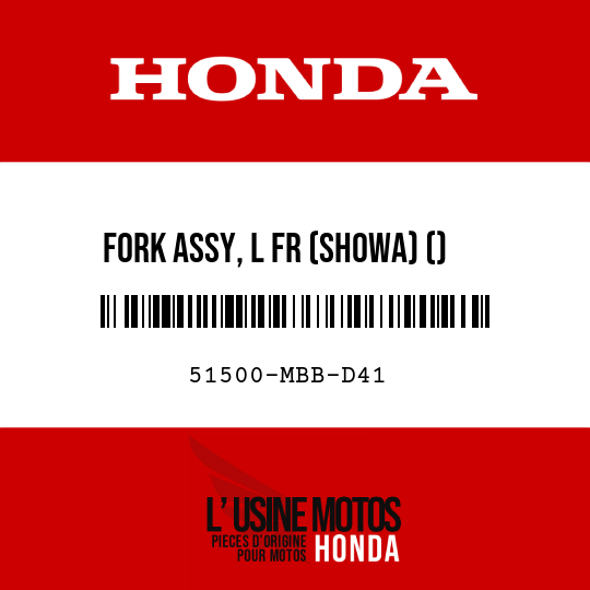 image de 51500-MBB-D41 FORK ASSY, L FR (SHOWA) ()
