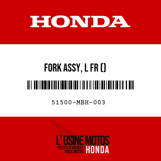 image de 51500-MBH-003 FORK ASSY, L FR ()
