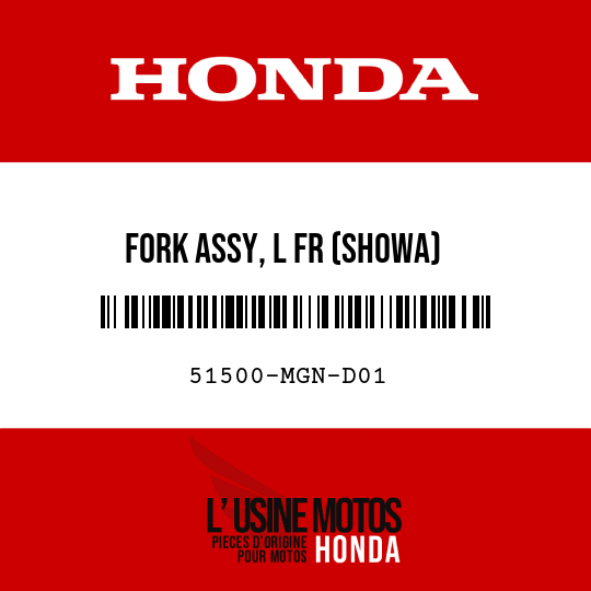 image de 51500-MGN-D01 FORK ASSY, L FR (SHOWA)