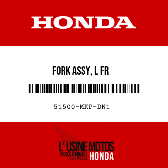image de 51500-MKP-DN1 FORK ASSY, L FR