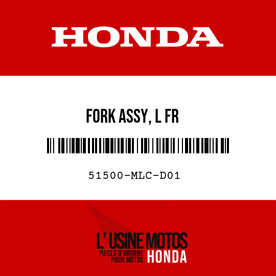image de 51500-MLC-D01 FORK ASSY, L FR