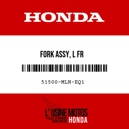 image de 51500-MLN-EQ1 FORK ASSY, L FR