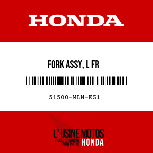 image de 51500-MLN-ES1 FORK ASSY, L FR