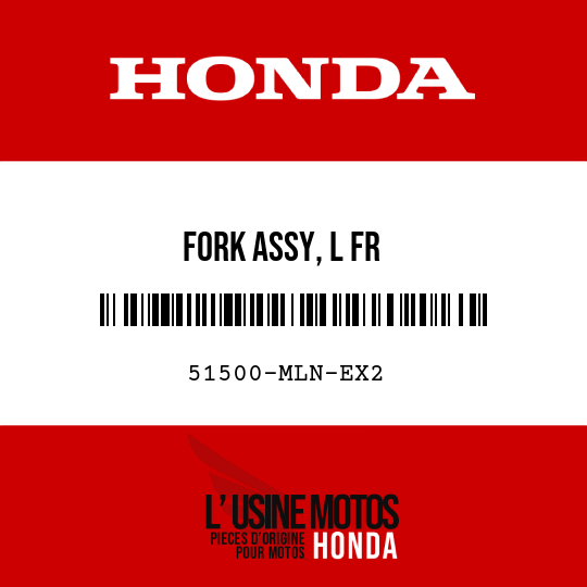 image de 51500-MLN-EX2 FORK ASSY, L FR