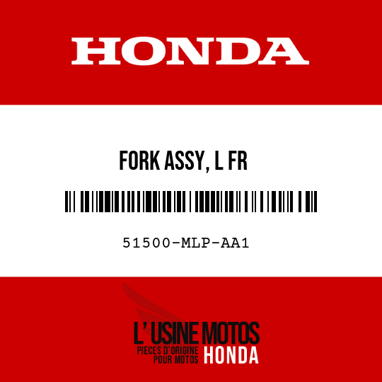 image de 51500-MLP-AA1 FORK ASSY, L FR