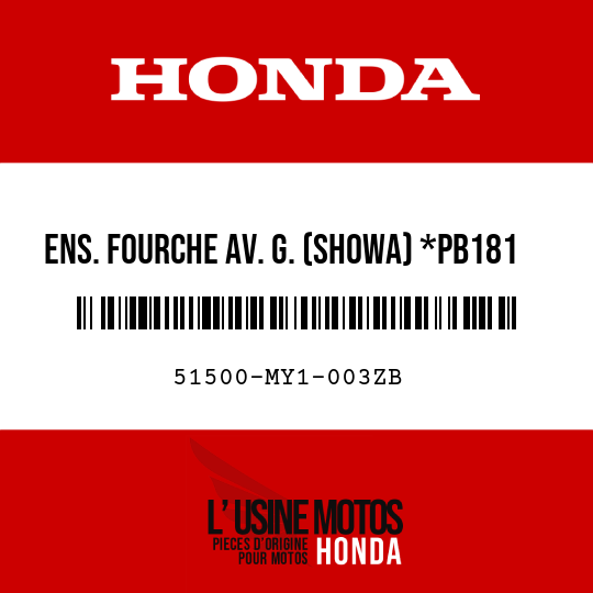 image de 51500-MY1-003ZB ENS. FOURCHE AV. G. (SHOWA) *PB181 *