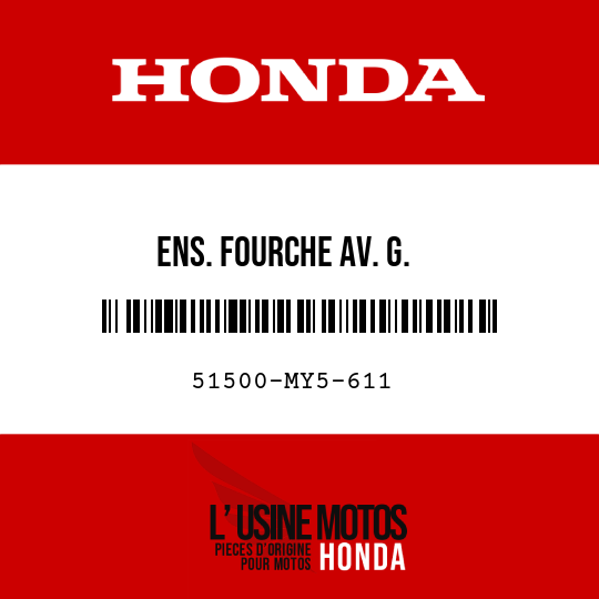 image de 51500-MY5-611 ENS. FOURCHE AV. G.
