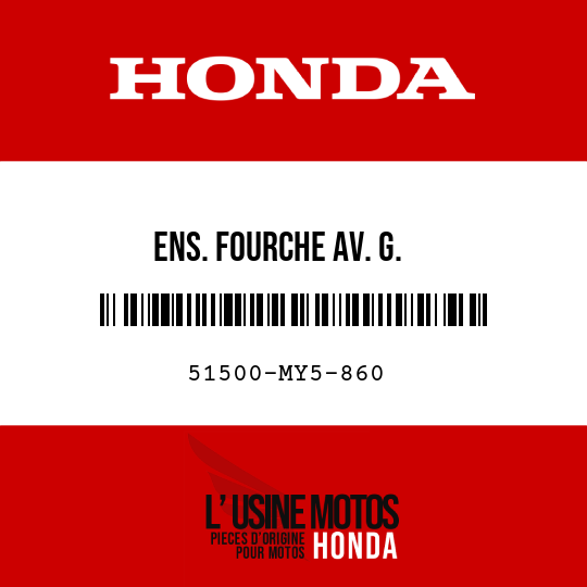 image de 51500-MY5-860 ENS. FOURCHE AV. G.