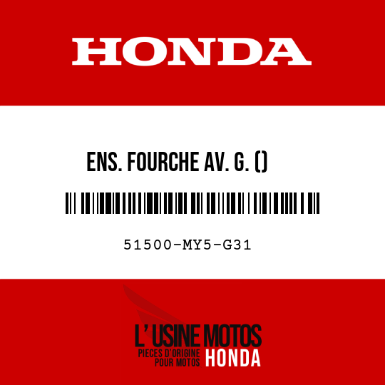 image de 51500-MY5-G31 ENS. FOURCHE AV. G. ()