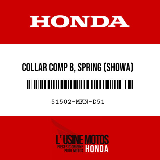 image de 51502-MKN-D51 COLLAR COMP B, SPRING (SHOWA)