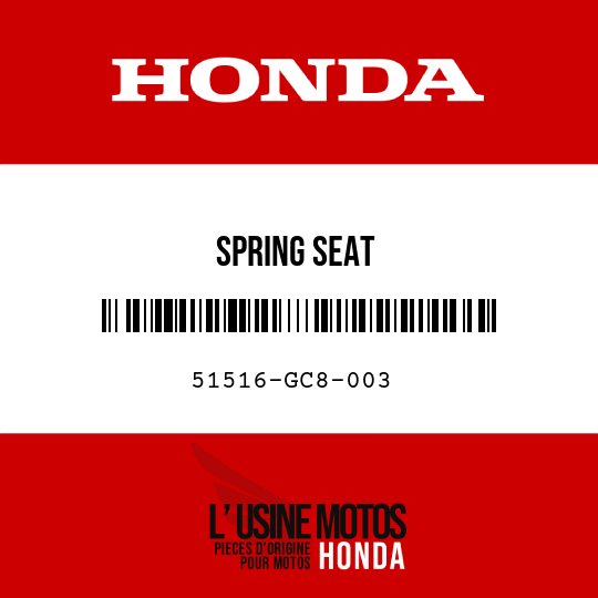image de 51516-GC8-003 SPRING SEAT