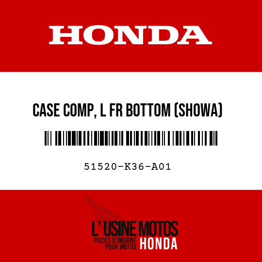 image de 51520-K36-A01 CASE COMP, L FR BOTTOM (SHOWA)