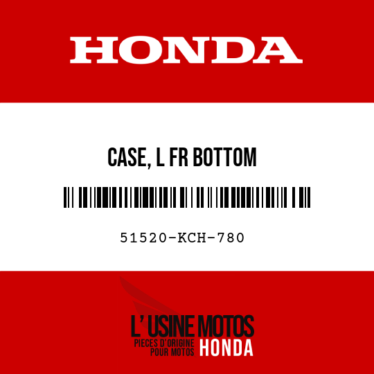image de 51520-KCH-780 CASE, L FR BOTTOM