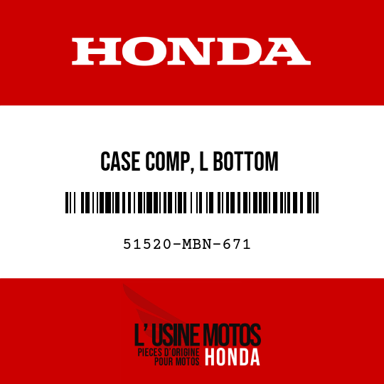 image de 51520-MBN-671 CASE COMP, L BOTTOM