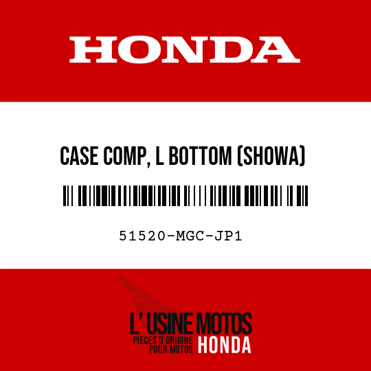 image de 51520-MGC-JP1 CASE COMP, L BOTTOM (SHOWA)