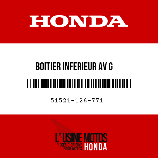 image de 51521-126-771 BOITIER INFERIEUR AV G